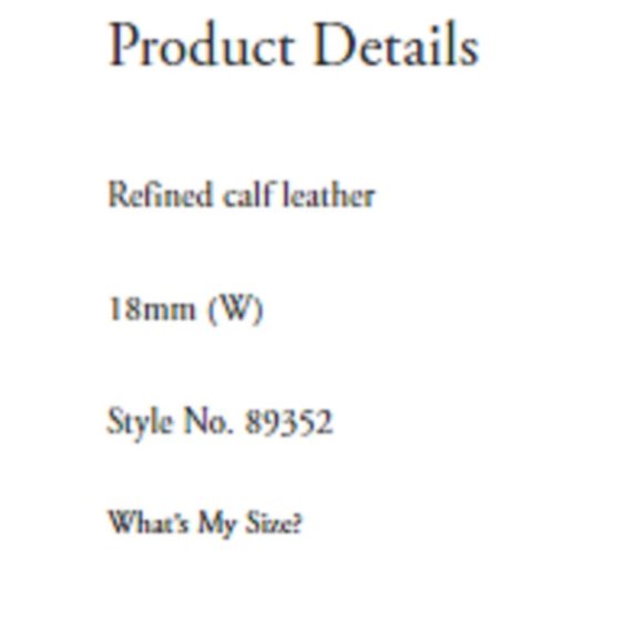 $89 *NEW!! COACH SIGNATURE BUCKLE BELT, 18MM - Picture 12 of 12